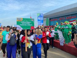 Kapolresta Deli Serdang Ikuti Giat Gebyar Road To PON XXI Aceh-Sumut 2024
