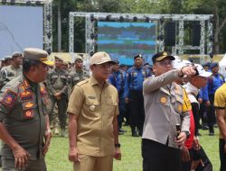 Kapolresta Deli Serdang Hadiri Penyerahan Kirab Api PON Kepada PJ Gubernur Sumut