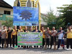 Menyambut Maulid Nabi Muhammad SAW, Polresta Deli Serdang laksanakan Bhakti Sosial