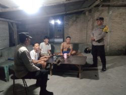 Jajaran Polresta Deli Serdang Cek Keaktifan Pos Ronda Malam
