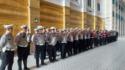 Polresta Deli Serdang Laksanakan Apel Kesiapan Pengamanan Kunjungan Presiden RI