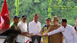 Polresta Deli Serdang Laksanakan Pengamanan Kunjungan Presiden RI dalam Rangka Peresmian Bendungan Lau Simeme