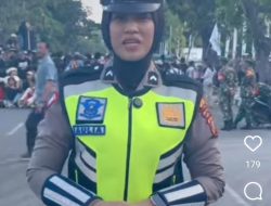 Satlantas Polrestabes Medan Kawal Aksi Buruh di Depan Kantor DPRD Sumut